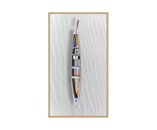 Quadro Canoa Areia Iii - Reinaldo Giarola, multicolor | WestwingNow