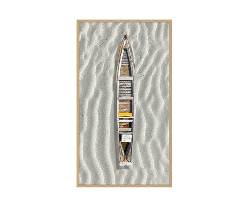 Quadro Canoa Areia Ii - Reinaldo Giarola, multicolor | WestwingNow