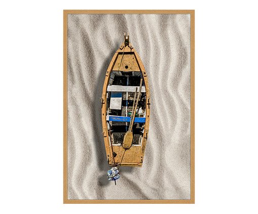 Quadro Canoa Areia V - Reinaldo Giarola, multicolor | WestwingNow