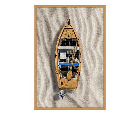 Quadro Canoa Areia V - Reinaldo Giarola | Westwing