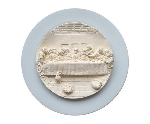 Prato em Porcelana Santa Ceia Off White, Off White | WestwingNow