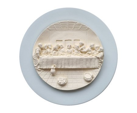 Prato em Porcelana Santa Ceia Off White | Westwing