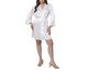 Robe Curto em Cetim Liso Off-White, Off White | WestwingNow