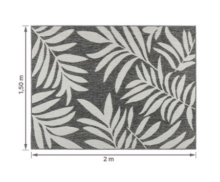 Tapete Tecido Varandas Folhagem | Westwing