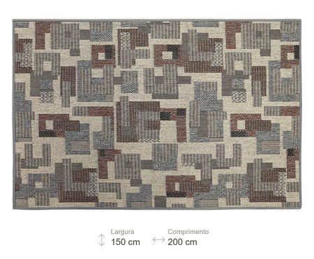 Tapete Tecido Prisma Quadriculado | Westwing