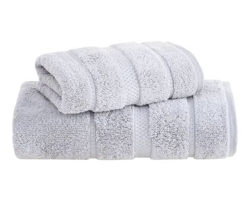 Jogo de Toalhas Vision Dual Air Banho Prata, silver or metallic | WestwingNow