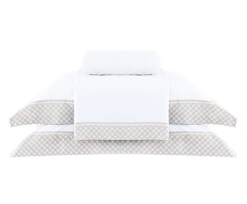 Jogo de Lençol Palazzio Estampado 180 Fios, multicolor | WestwingNow