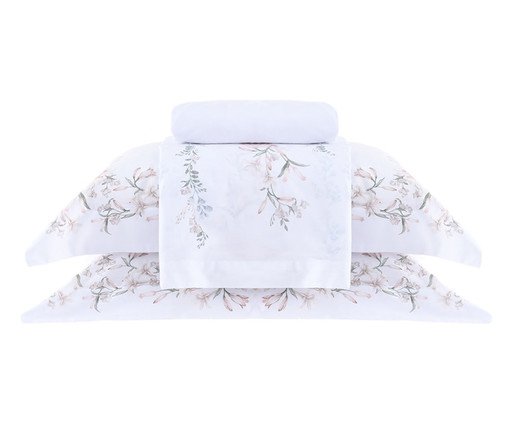Jogo de Lençol Orquidário Estampado 180 Fios, multicolor | WestwingNow