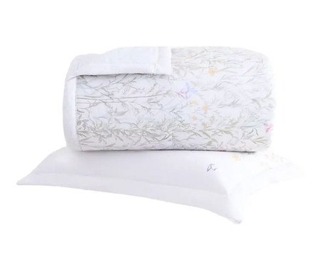 Jogo de Cobre-Leito Verbena Estampado Cinza 180 Fios | Westwing