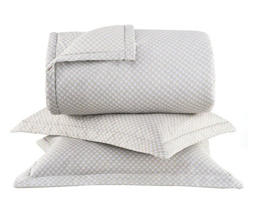 Jogo de Cobre-Leito Palazzio Estampado Cinza 180 Fios, multicolor | WestwingNow