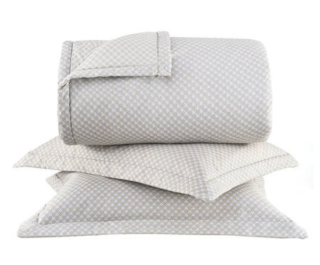 Jogo de Cobre-Leito Palazzio Estampado Cinza 180 Fios | Westwing