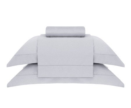 Jogo de Lençol Bud Vision New Colors Prata 300 Fios | Westwing