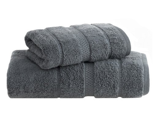 Jogo de Toalhas Vision Dual Air Banho Cinza, grey | WestwingNow