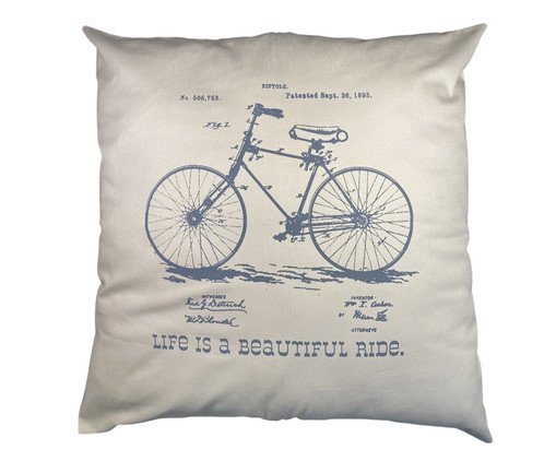 Capa de Almofada Bike - 60X60cm, multicolor | WestwingNow