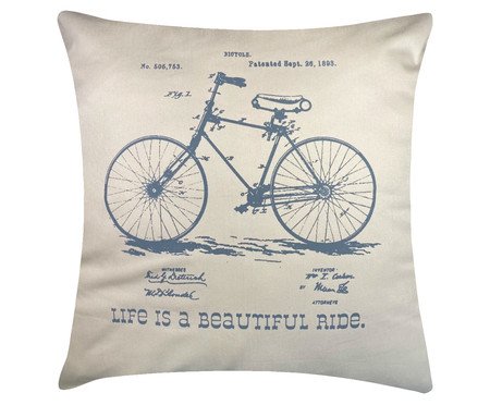 Capa de Almofada Bike - 60X60cm | Westwing