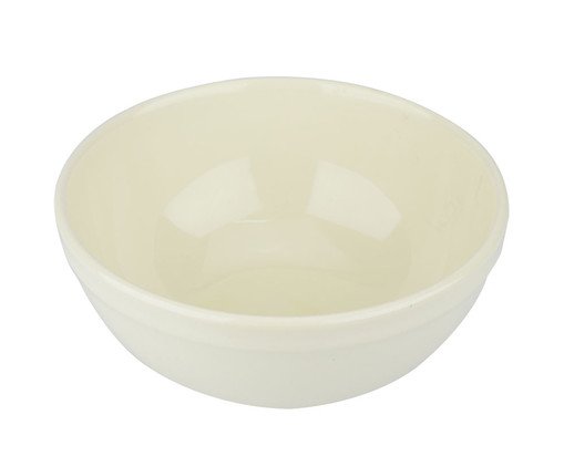 Bowl Semarang Creme Brilhante, Branco | WestwingNow