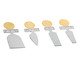 Jogo Facas para Queijo My Cheese Nocc com Detalhes em Ouro 2K, Azul | WestwingNow