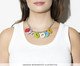 Colar Donut Colorido, Colorido | WestwingNow