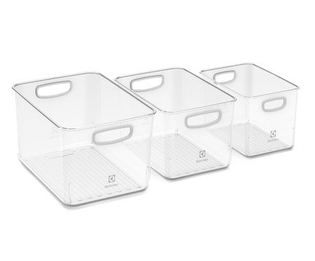 Jogo de Caixas Organizadoras Modular Electrolux Experience | Westwing