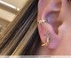 Ear Hook em X Colorido Ouro, gold | WestwingNow