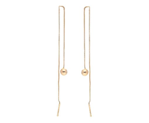 Brinco Fio Veneziano com Esfera Drop Ouro, gold | WestwingNow