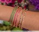 Bracelete com cristais coloridos ouro, gold | WestwingNow