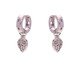 Argola Moon com Pingente Ródio Branco, silver or metallic | WestwingNow