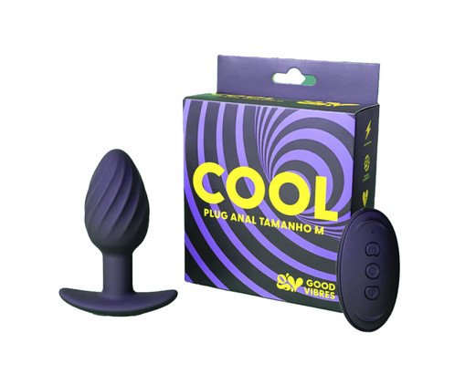 Plug Anal Cool M com Controle Remoto, black | WestwingNow