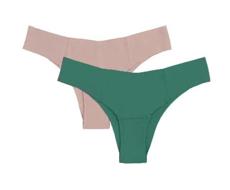 Kit com 2 Calcinhas Biquíni Invisível V - P | Westwing
