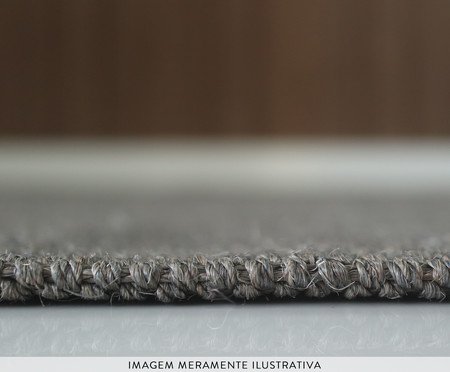 Tapete de Sisal Soft Chumbo Retangular | Westwing