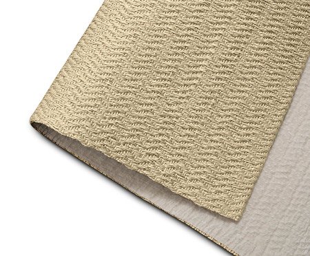 Tapete de Sisal Wave Granizo Retangular | Westwing