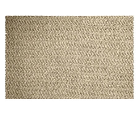 Tapete de Sisal Wave Granizo Retangular | Westwing