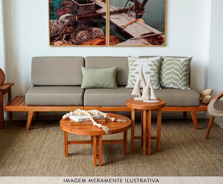 Tapete de Sisal Wicker Mesclado Retangular | Westwing