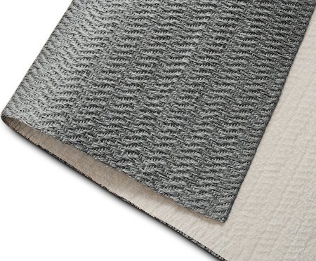 Tapete de Sisal Wave Chumbo Retangular | Westwing