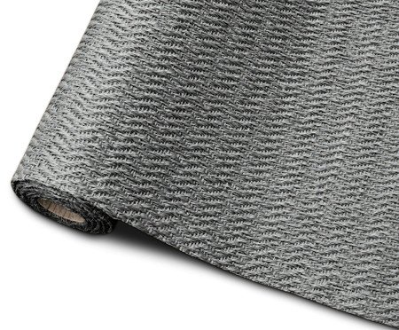 Tapete de Sisal Wave Chumbo Retangular | Westwing
