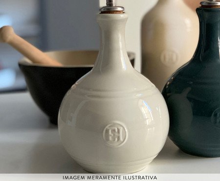 Garrafa Redonda para Azeite Emile Henry Areia | Westwing