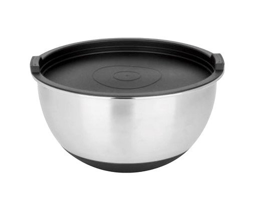 Bowl com Tampa em Inox Ghidini, Prata ou Metálico | WestwingNow