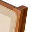 Cama de Madeira Viena com Cabeceira de Palha Natural Mel, brown | WestwingNow