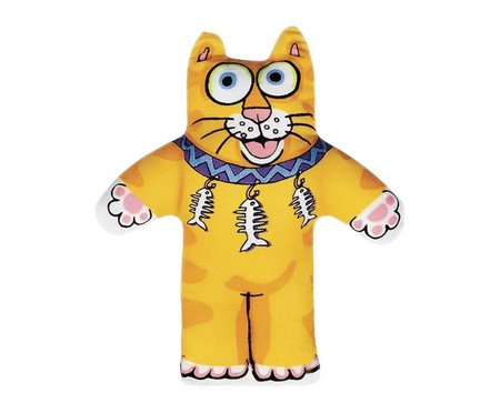 Brinquedo para Gatos Kitten Little com Catnip Laranja  FatCat | Westwing