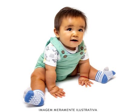 Pantufa Infantil com Chocalho - Clingo | Westwing