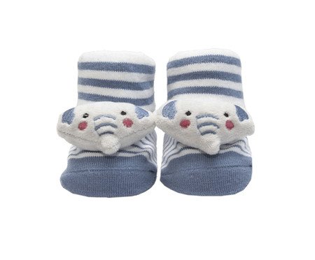 Pantufa Infantil com Chocalho - Clingo | Westwing