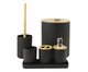 Conjunto para Banheiro Nature com 6 Peças Preto Mood, black | WestwingNow