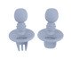 Talheres Flex para Bebês de Silicone Azul, blue | WestwingNow