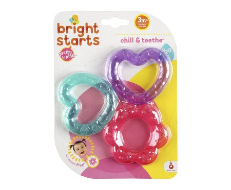 Kit de Mordedor Infantil Chill & Teethe Bright Starts | Westwing