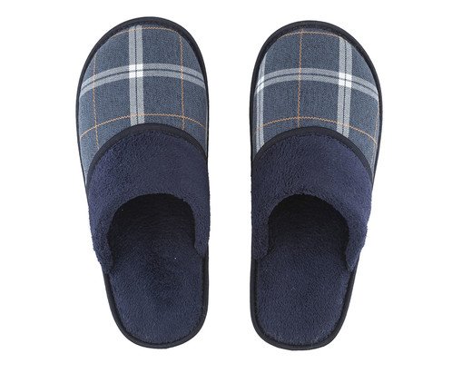 Pantufa Masculina Xadrez Azul, Azul | WestwingNow