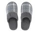 Pantufa Masculina Xadrez Cinza, Cinza | WestwingNow