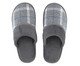 Pantufa Masculina Xadrez Cinza, Cinza | WestwingNow