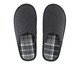 Pantufa Masculina Listras Preto, Preto | WestwingNow