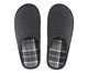 Pantufa Masculina Listras Preto, Preto | WestwingNow
