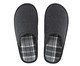 Pantufa Masculina Listras Preto, Preto | WestwingNow